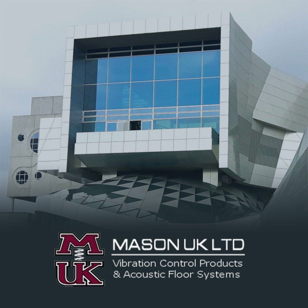 Website development for Mason UK Ltd, specialists in vibration isolation products for architectural noise control